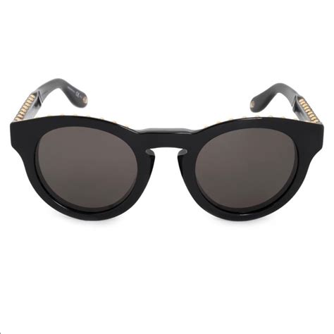 authentic givenchy gv 7007 807 nr studed black round sunglasses|Givenchy GV 7007 S 807 NR sunglasses review .